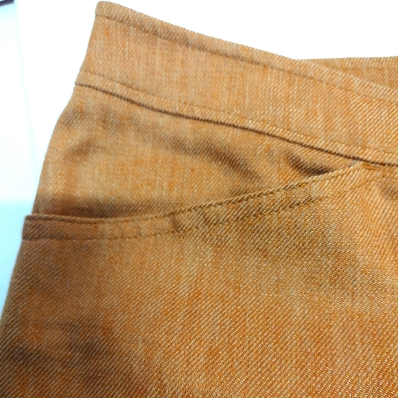MAXMARA WEEKEND SLACKS/TROUSERS BURNT ORANGE SIZE 10, - Picture 3 of 9
